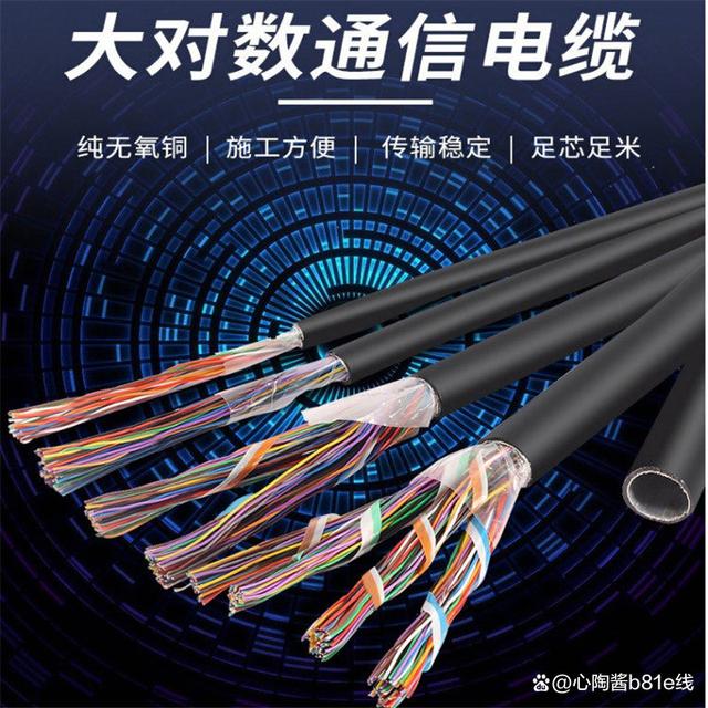 铜芯聚烯烃实心绝缘挡潮层聚烯烃护套市内通信电缆HYA 现代通信网络的可靠基石